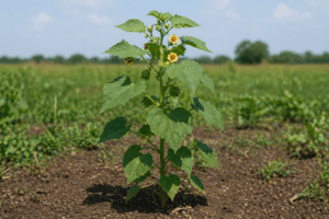 Канатник Теофраста (Abutilon theophrasti) — сорное растение