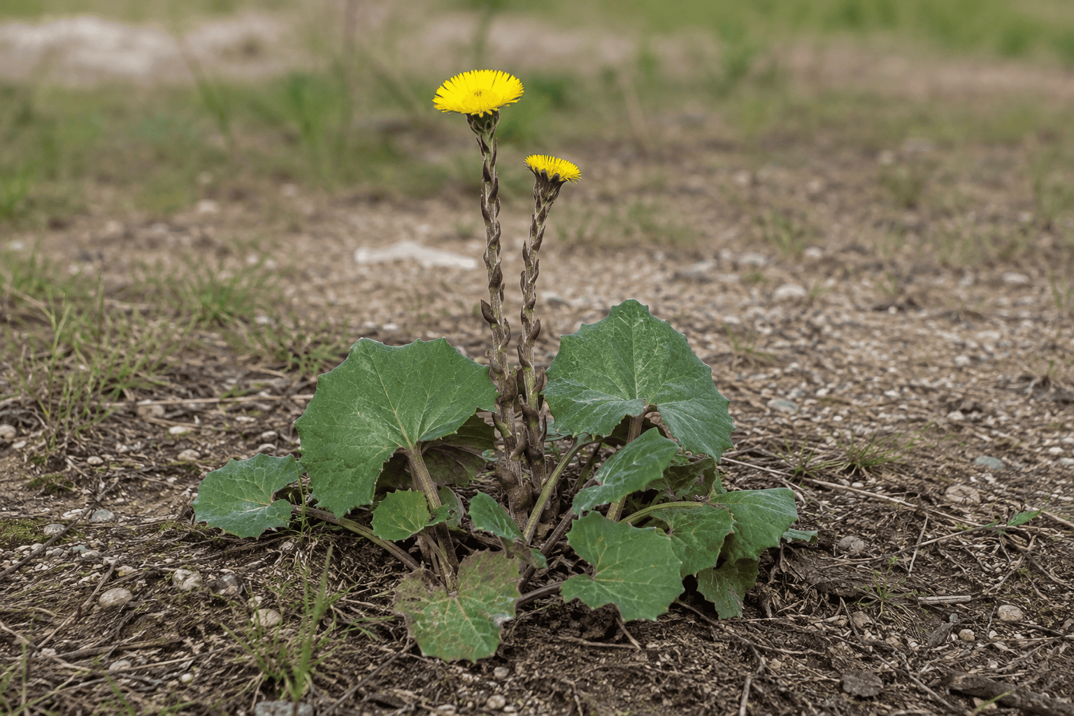 Мать-и-мачеха обыкновенная (Tussilago farfara) — сорное растение
