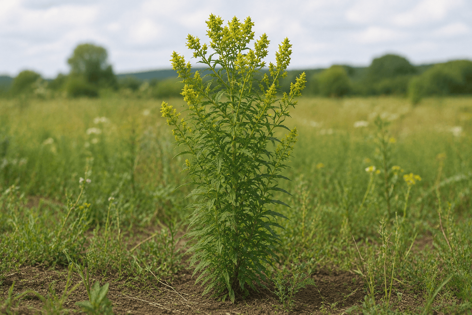 Молочай лозный (Euphorbia waldsteinii) — сорное растение