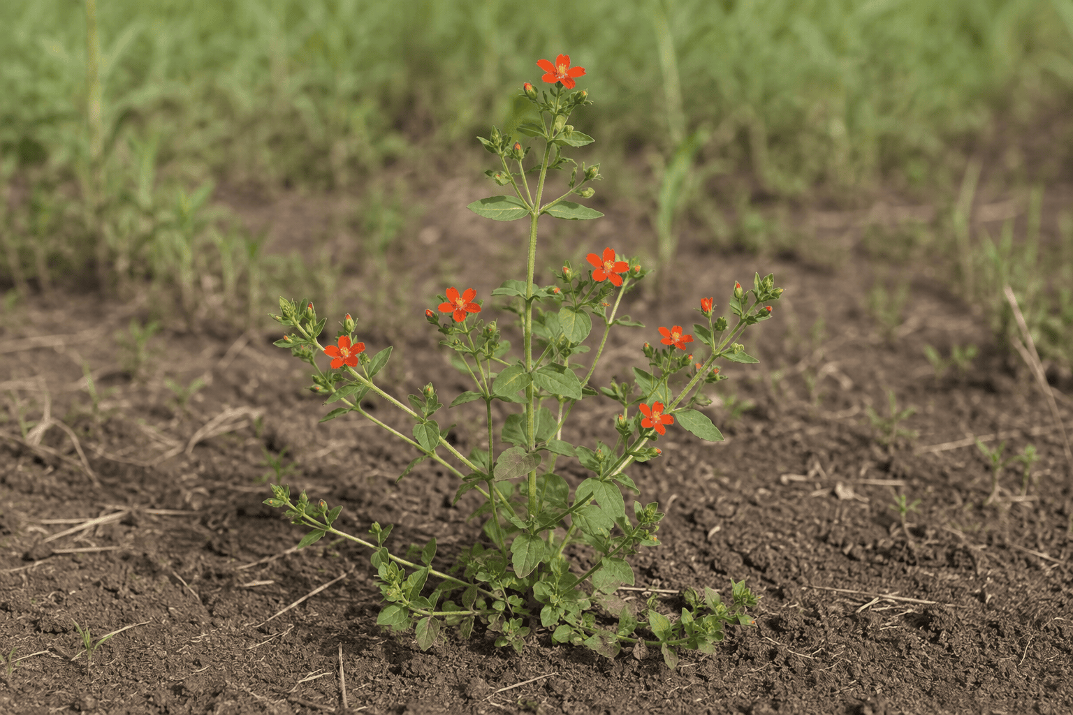 Очный цвет полевой (Anagallis arvensis) — сорное растение