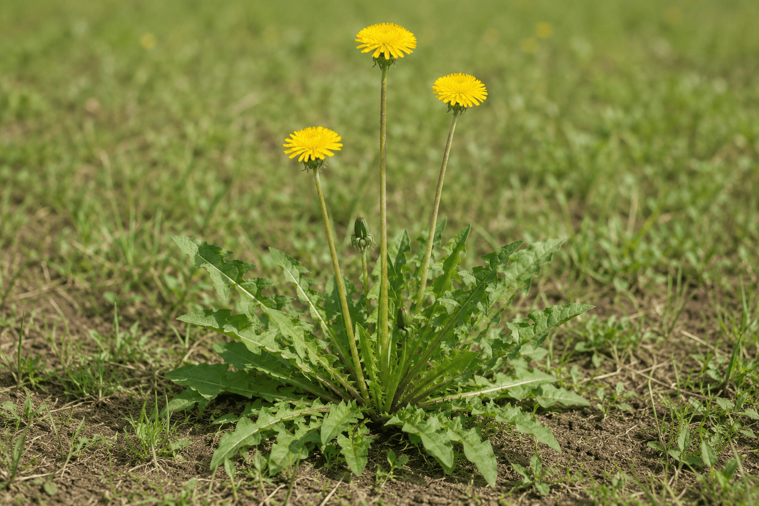 Одуванчик лекарственный (Taraxacum officinale) — сорное растение