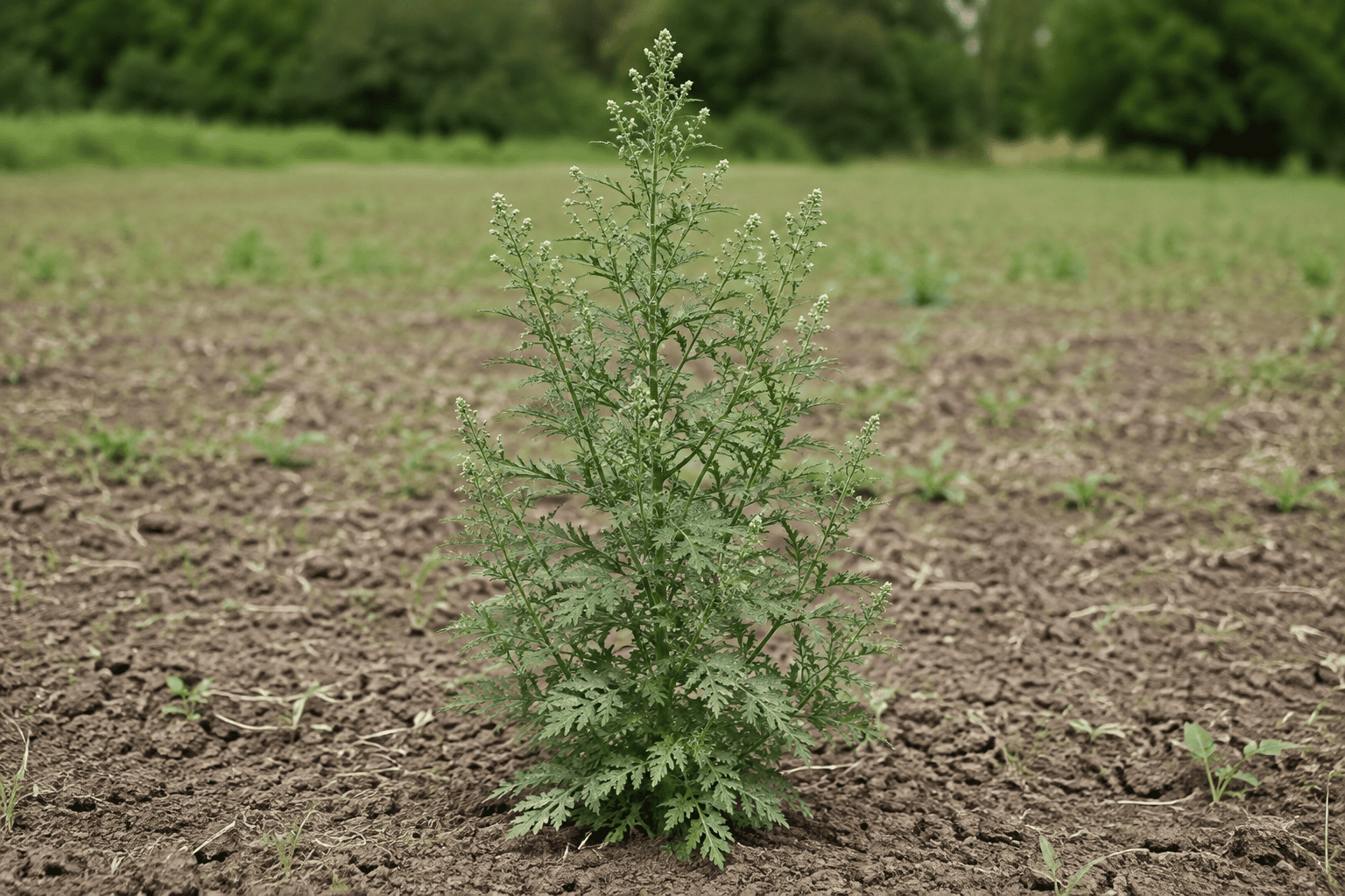 Полынь обыкновенная (Artemisia vulgaris) — сорное растение