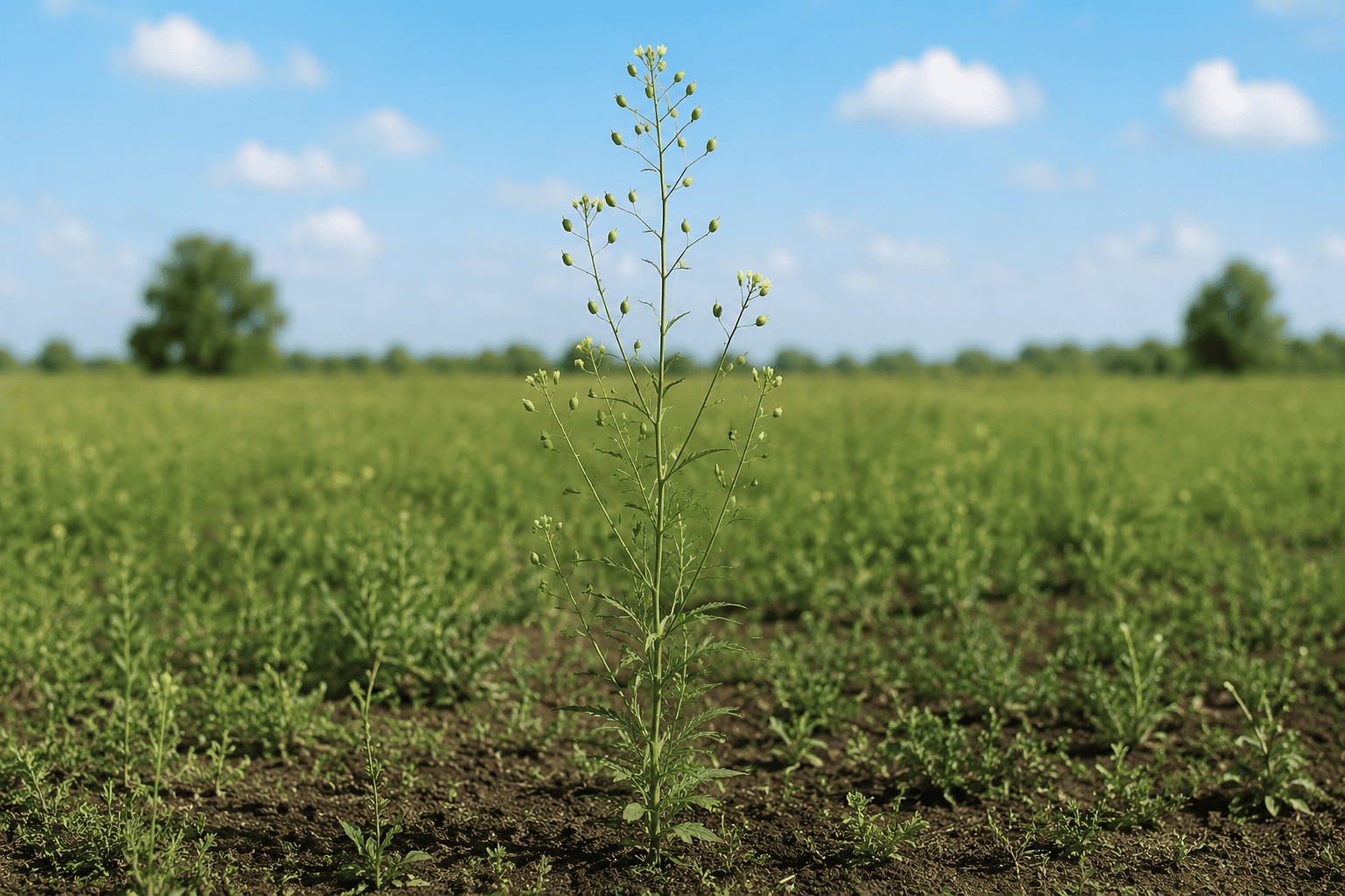 Рыжик посевной (Camelina sativa) — сорное растение