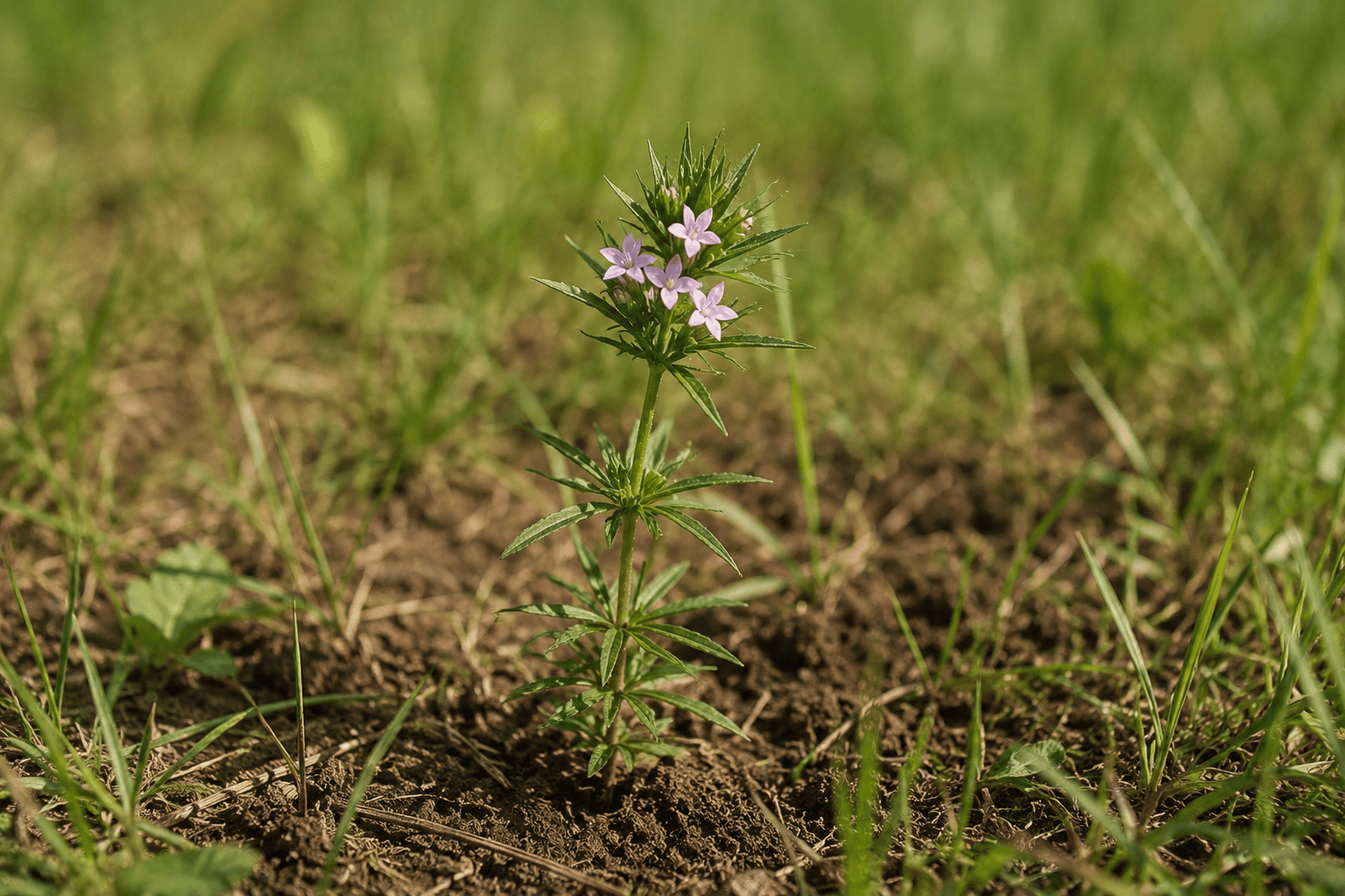 Шерардия полевая (Sherardia arvensis) — сорное растение